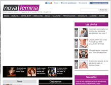 Tablet Screenshot of novafemina.com